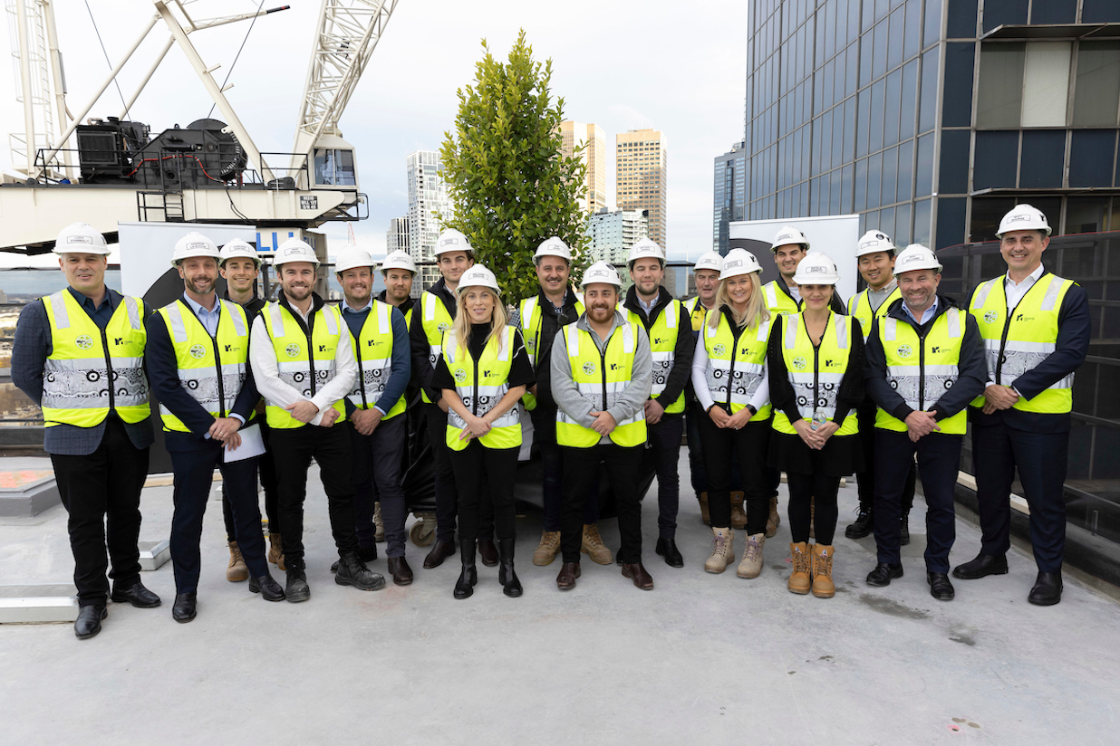 502 Albert Street Celebrates Topping Out