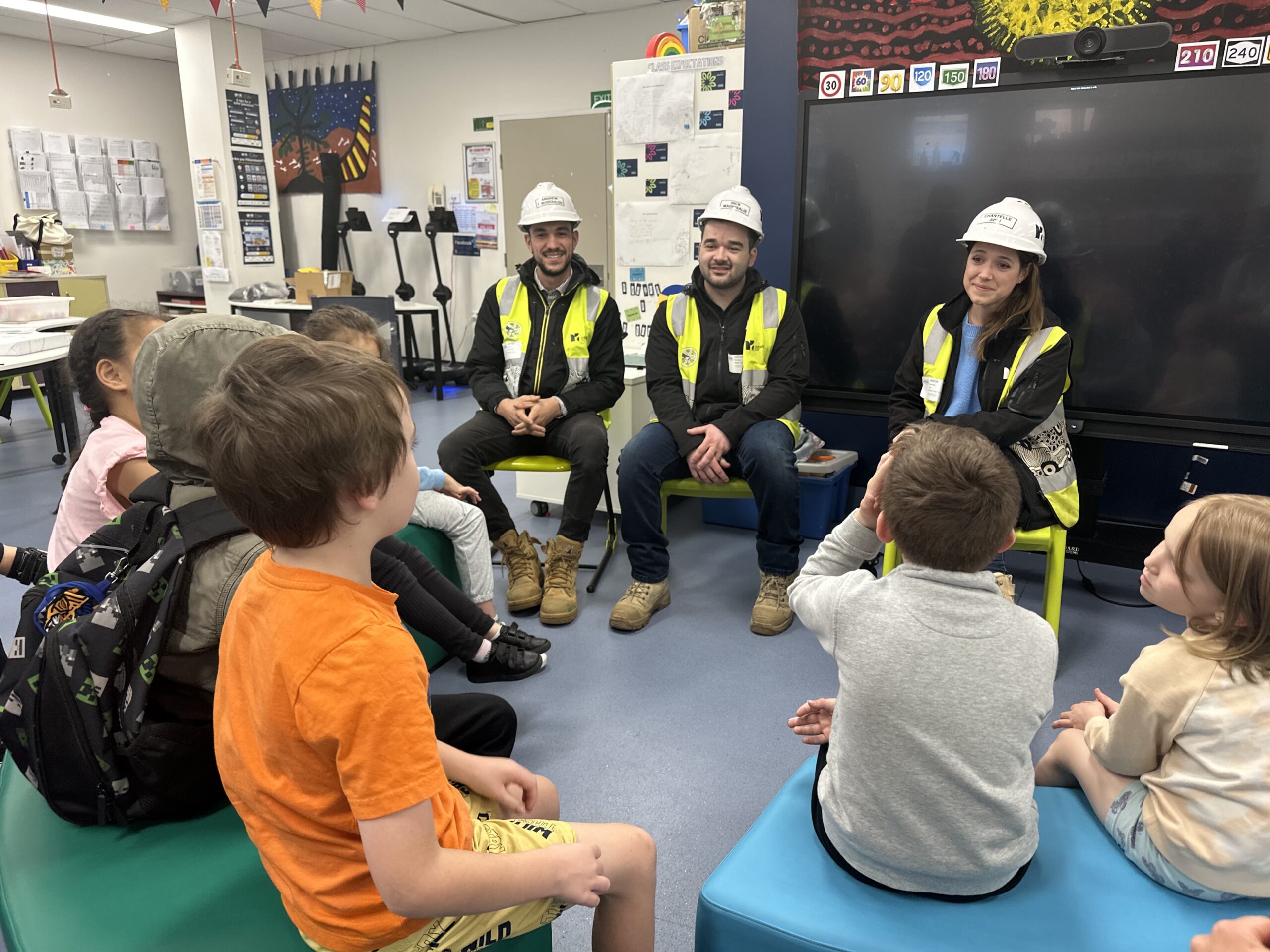 From Site to School – Roberts Co Visit The Children’s Hospital at Westmead Classroom