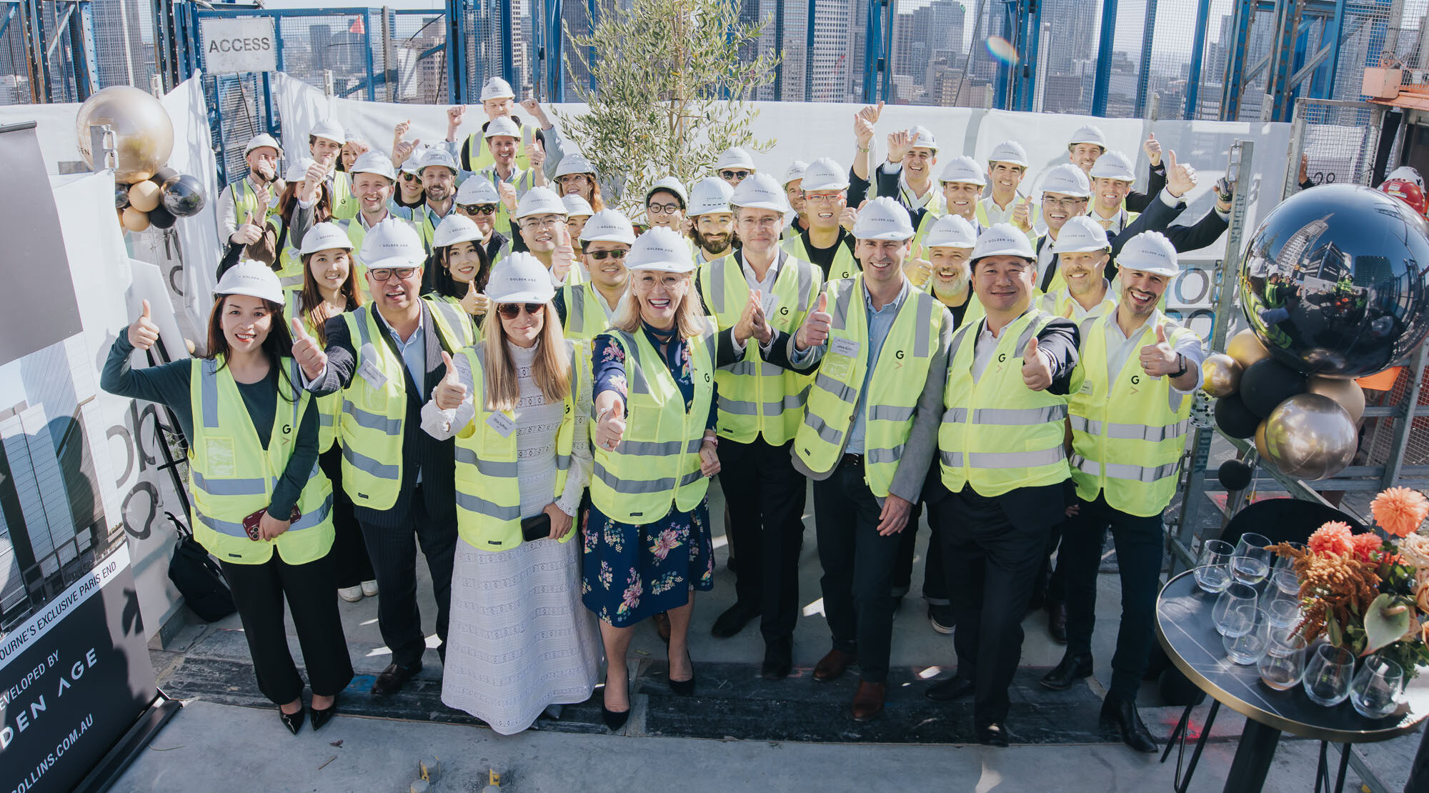 130 Little Collins Topping Out Ceremony